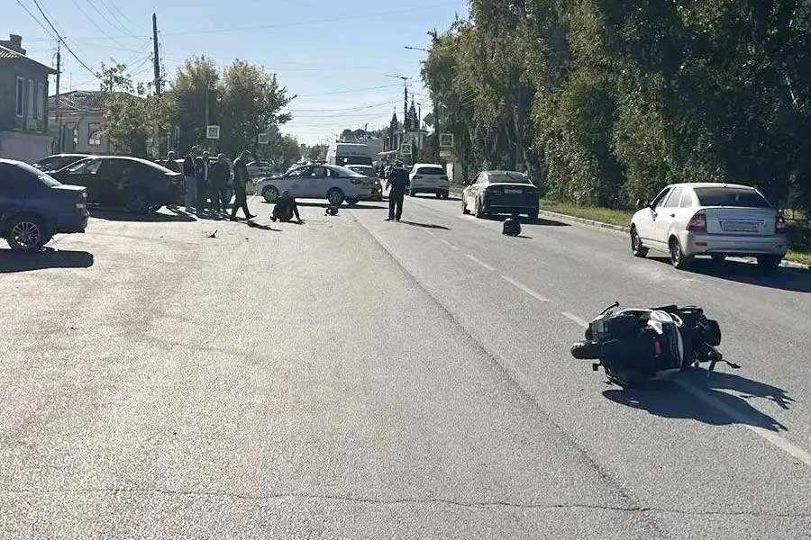 В ДТП пострадал водитель мопеда